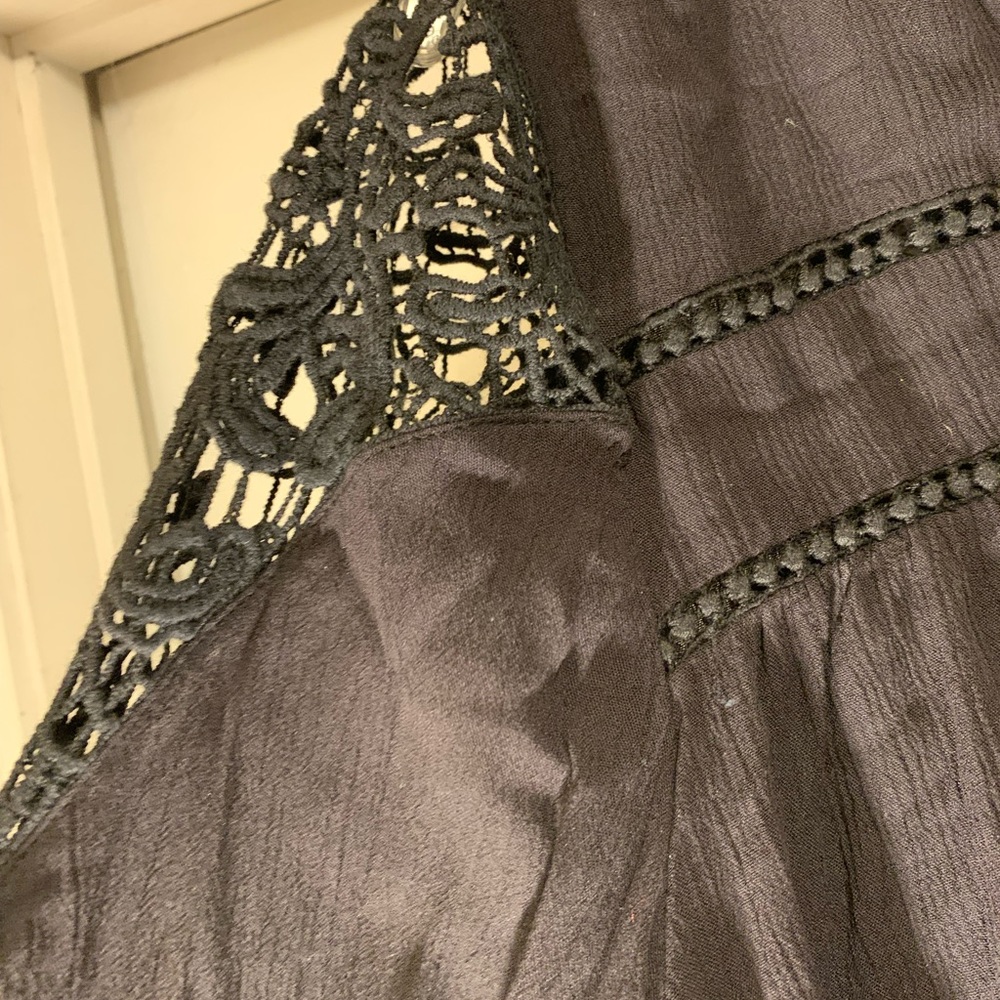 Brand new without tags never been worn black blouse - Picture 2 of 3